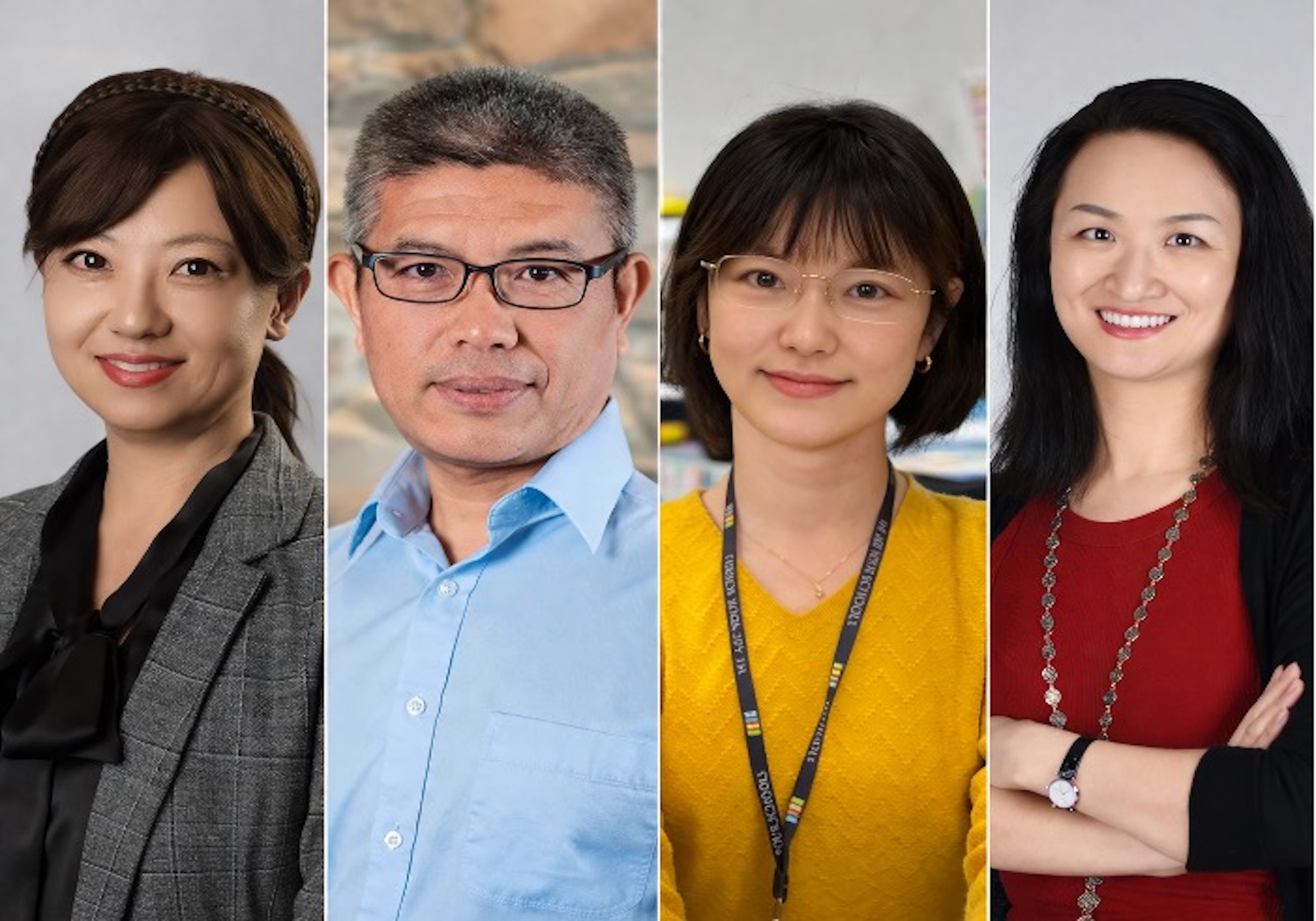 From left: Global Chinese Stuttering Association founders Ran An, Yan Ma, Yan Cheng, and Jia Bin.