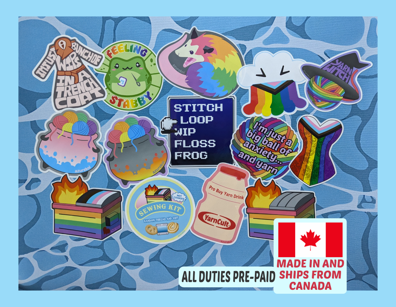 all the stickers