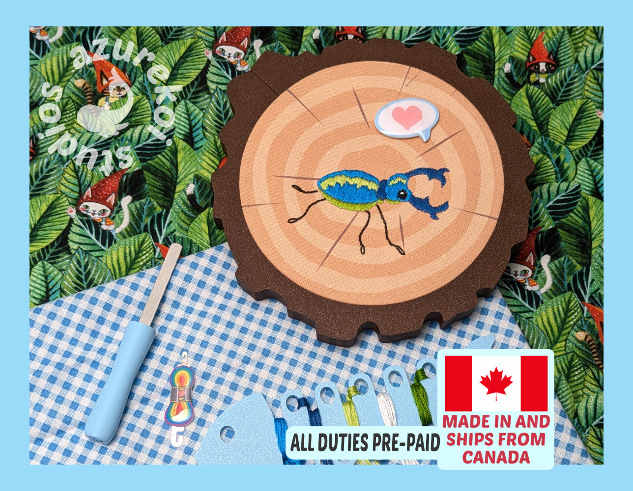 Tree friend full embroidery kit