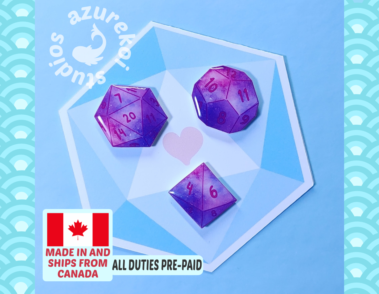 RPG dice set
