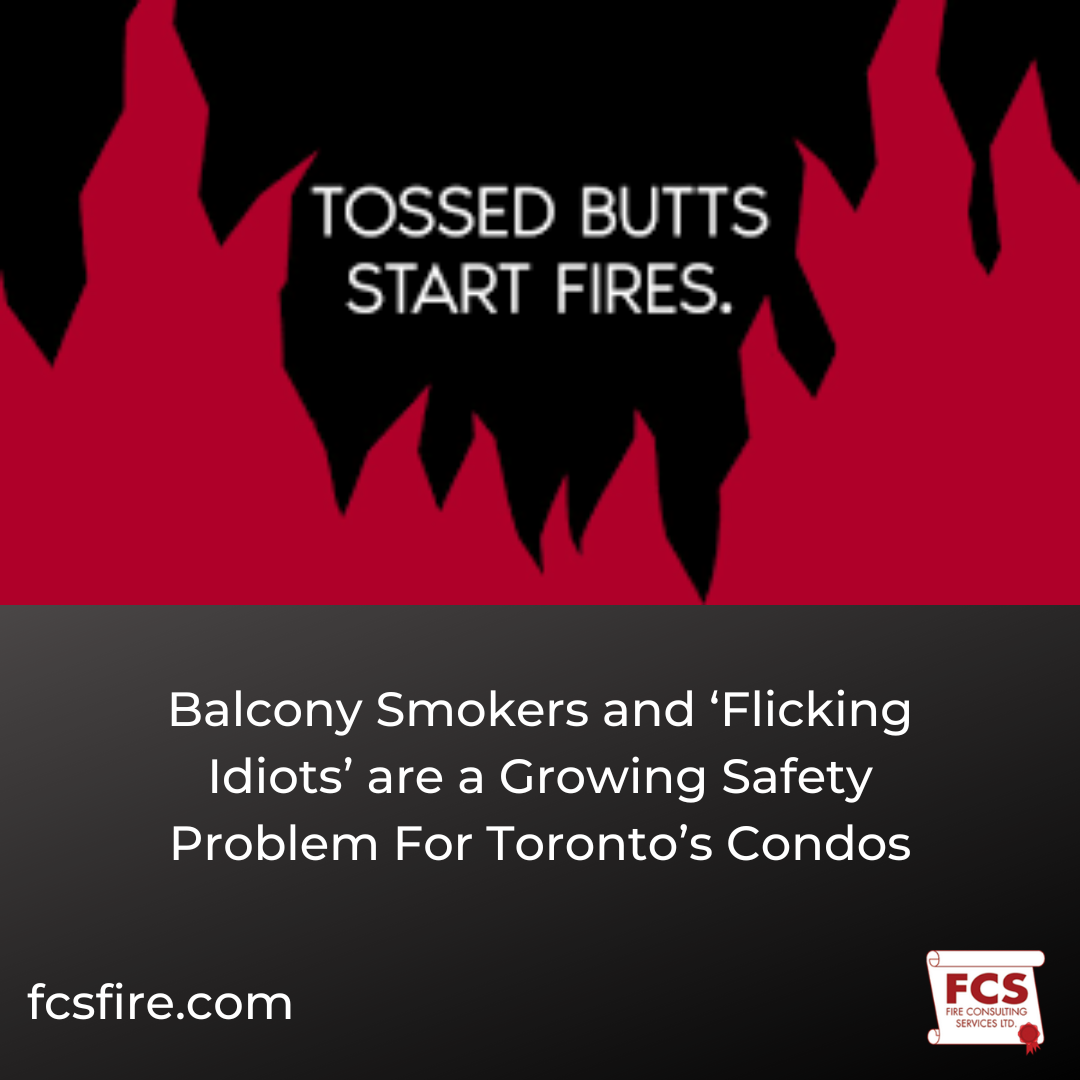 Balcony Smokers and ‘Flicking Idiots’ are a Growing Safety Problem For Toronto’s Condos