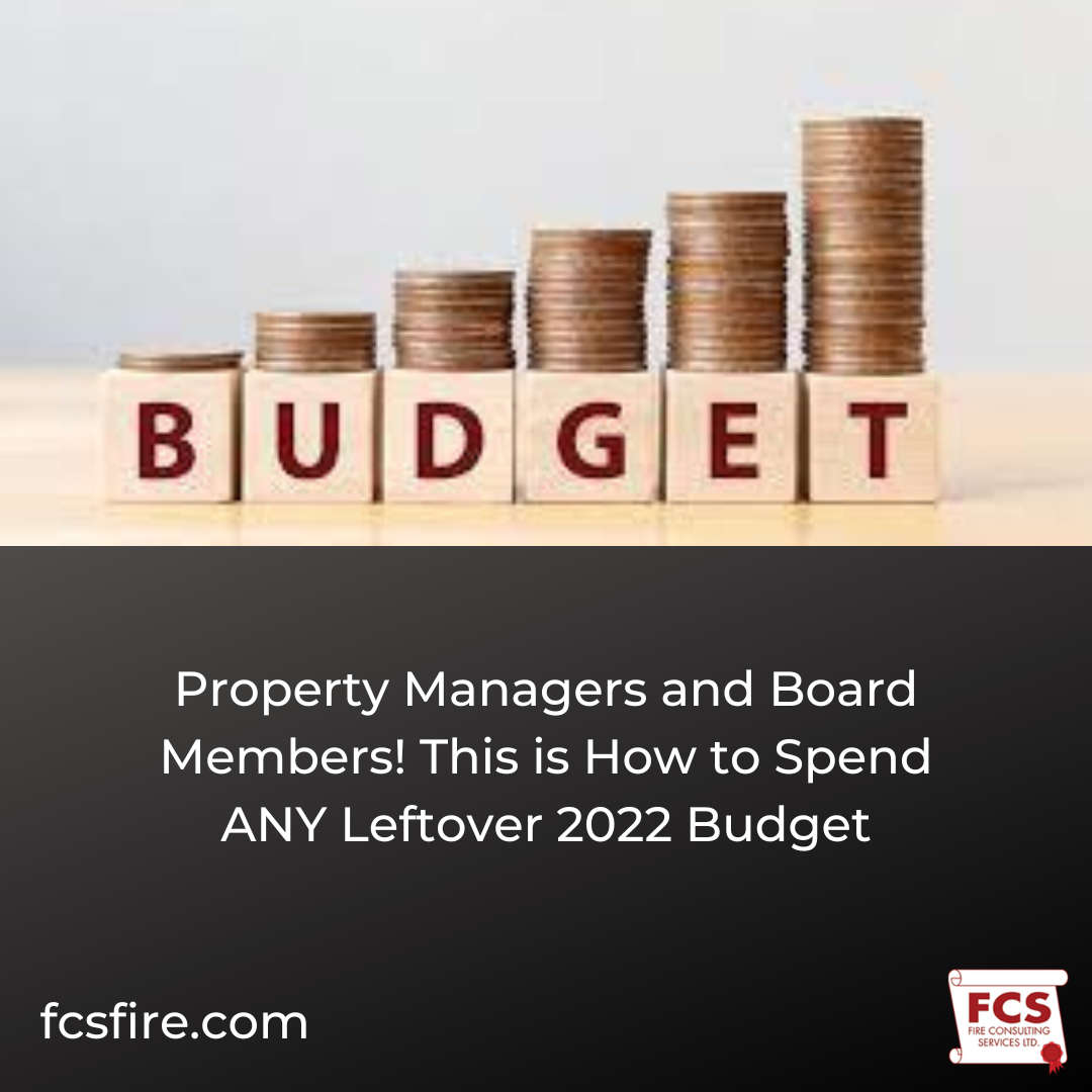 Property Managers and Board Members! This is How to Spend ANY Leftover 2022 Budget