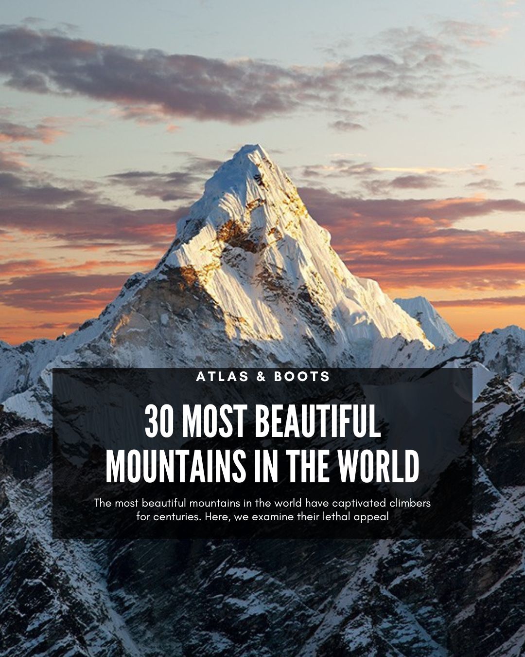 Ama Dablam at sunset