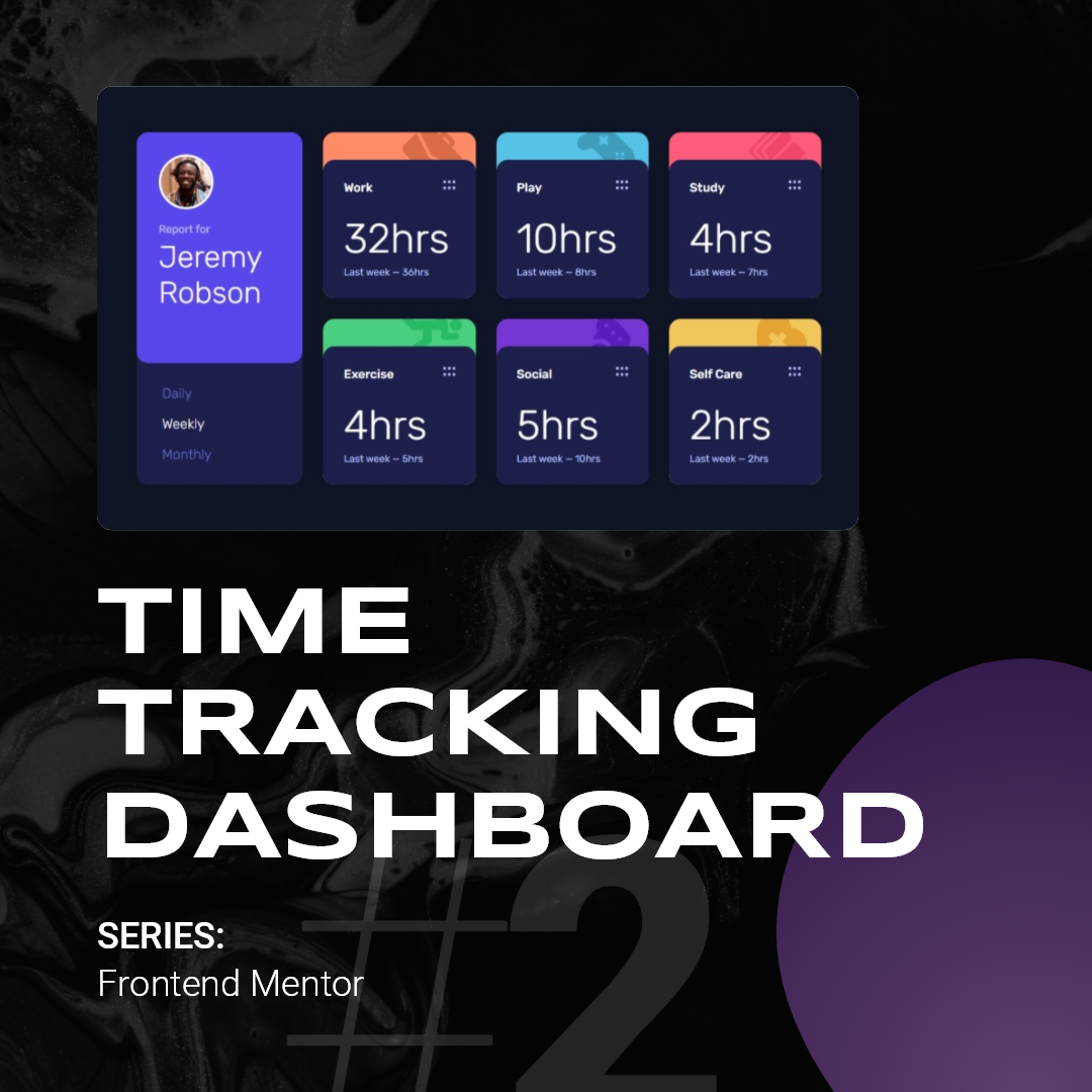 Time tracking dashboard