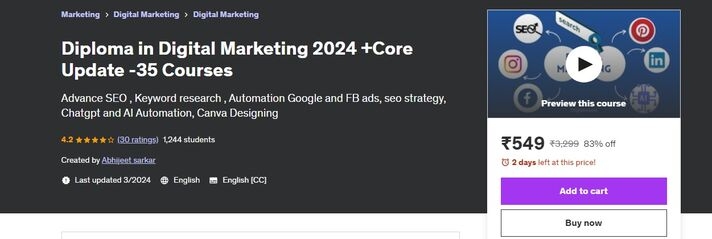 Marketing and IT courses 