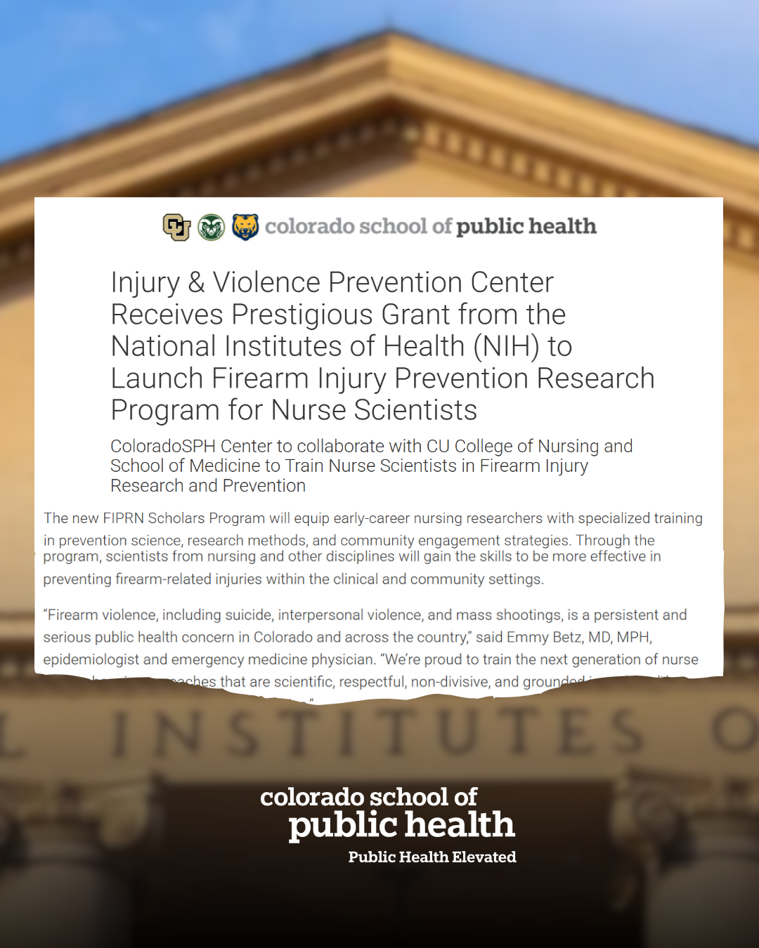FIPRN Program at CU
