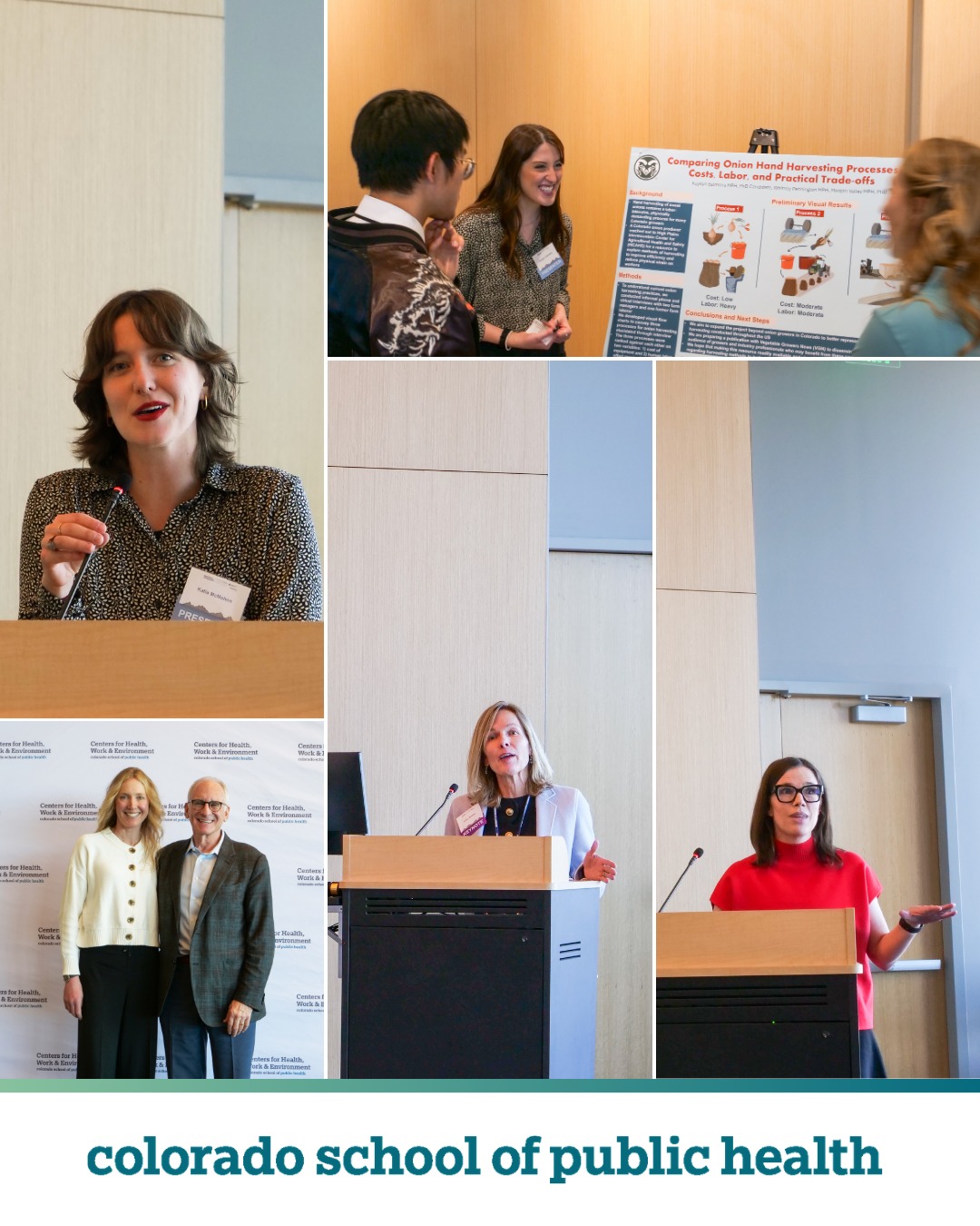 collage of images from research day symposium