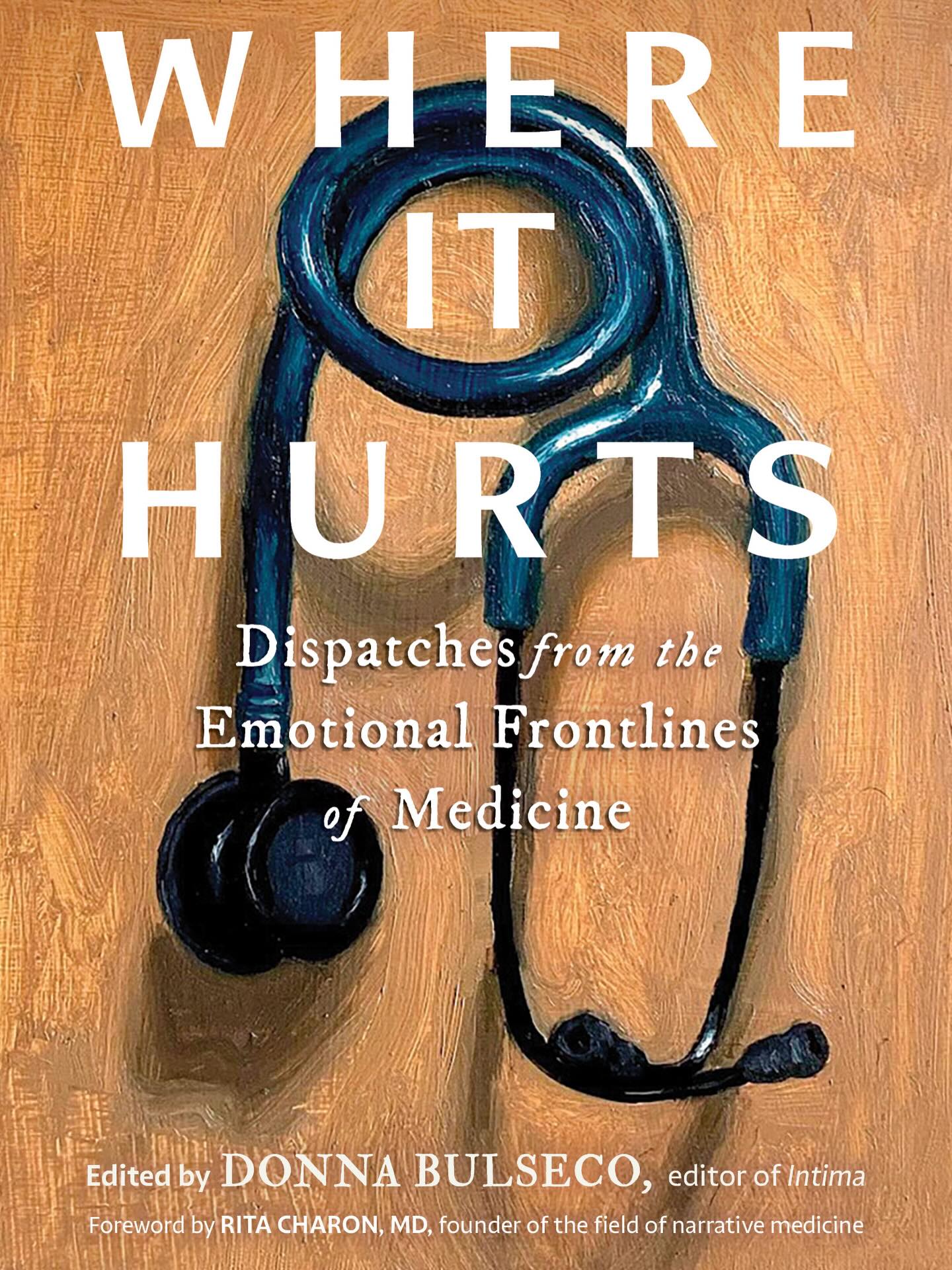 Where it Hurts: Anthology of Stories Book cover, available for purchase now from your local bookseller 