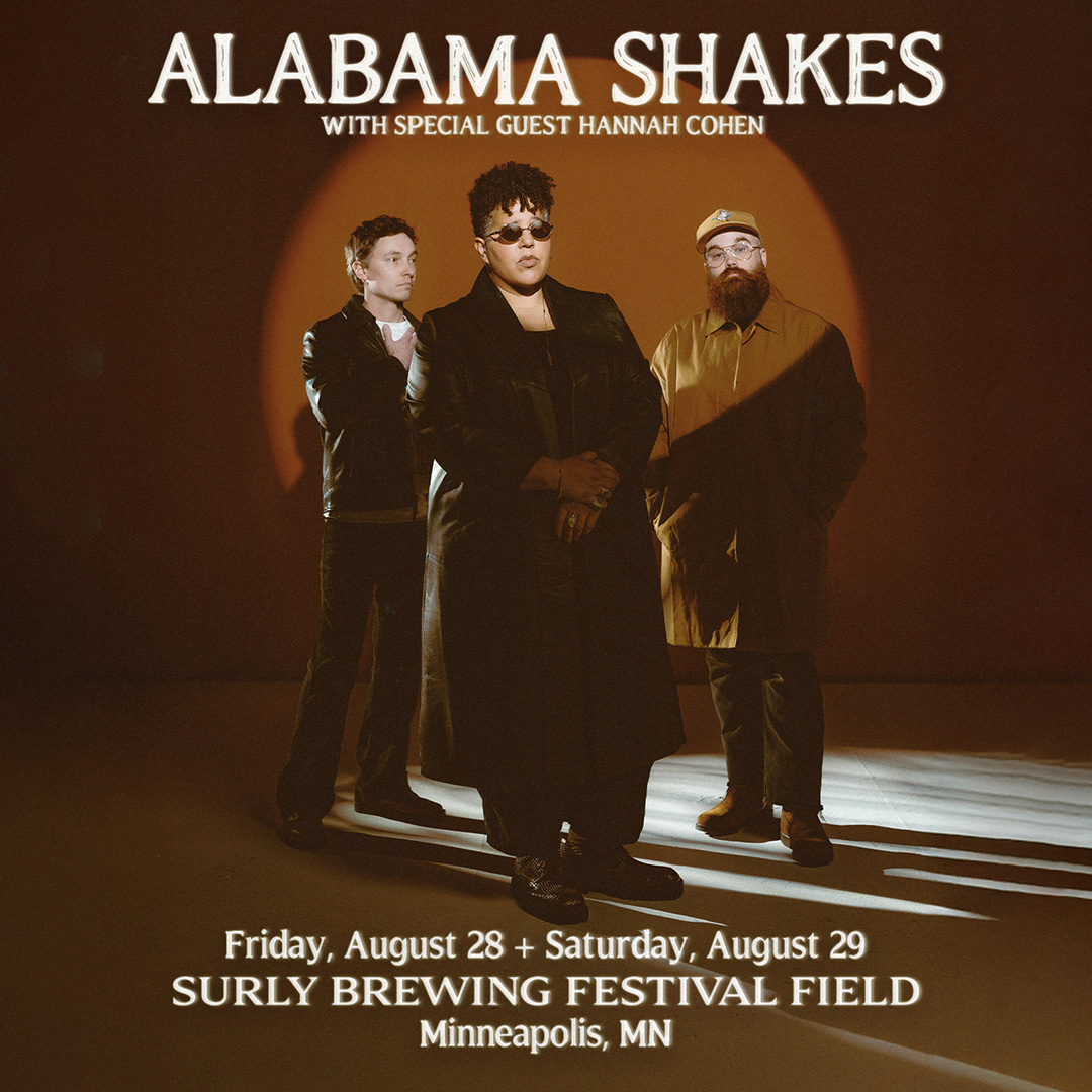 Alabama Shake – August 28 + August 29 @ Surly