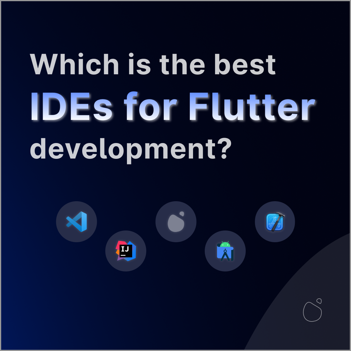 Top IDE for developing in Flutter