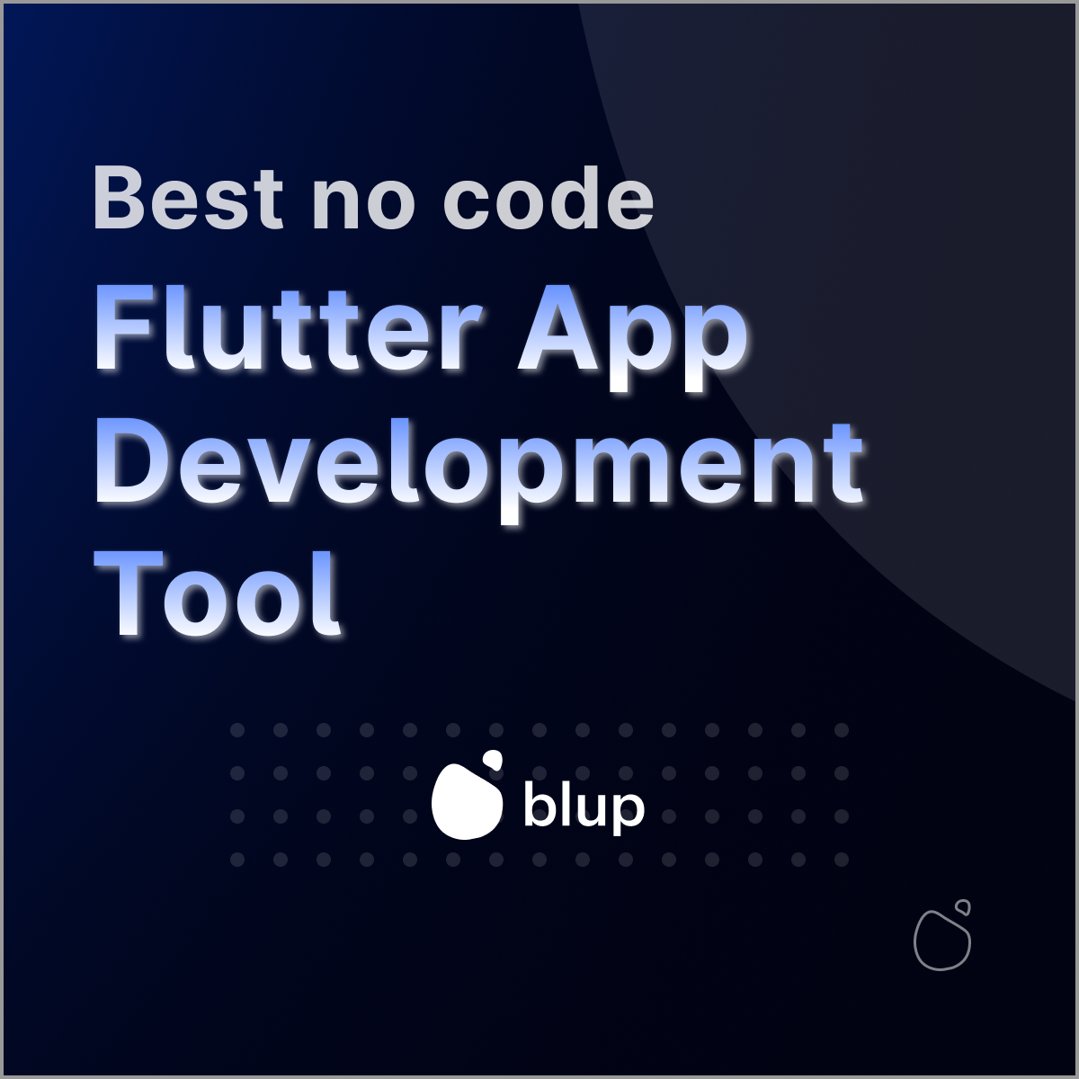 Best no code Flutter app development tool
