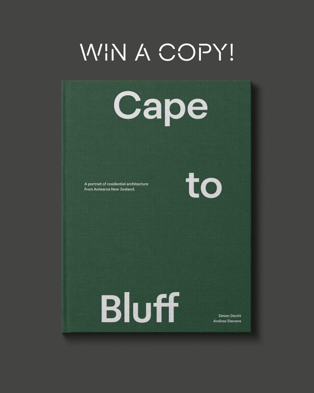 WIN A COPY OF CAPE TO BLUFF