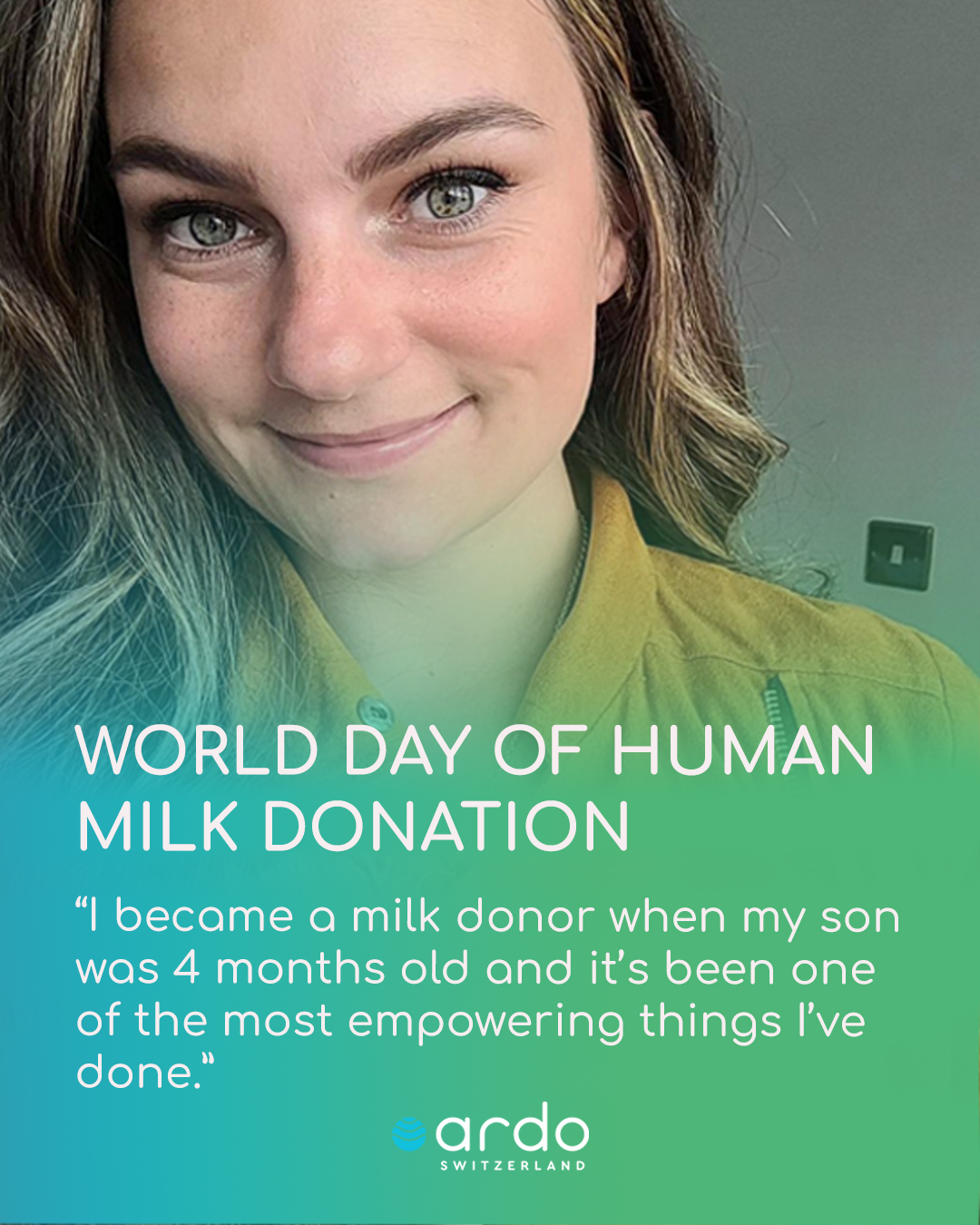 Grace Redmond's milk donor story
