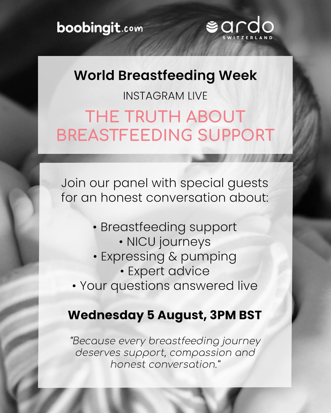 World Breastfeeding Week 2026 live event