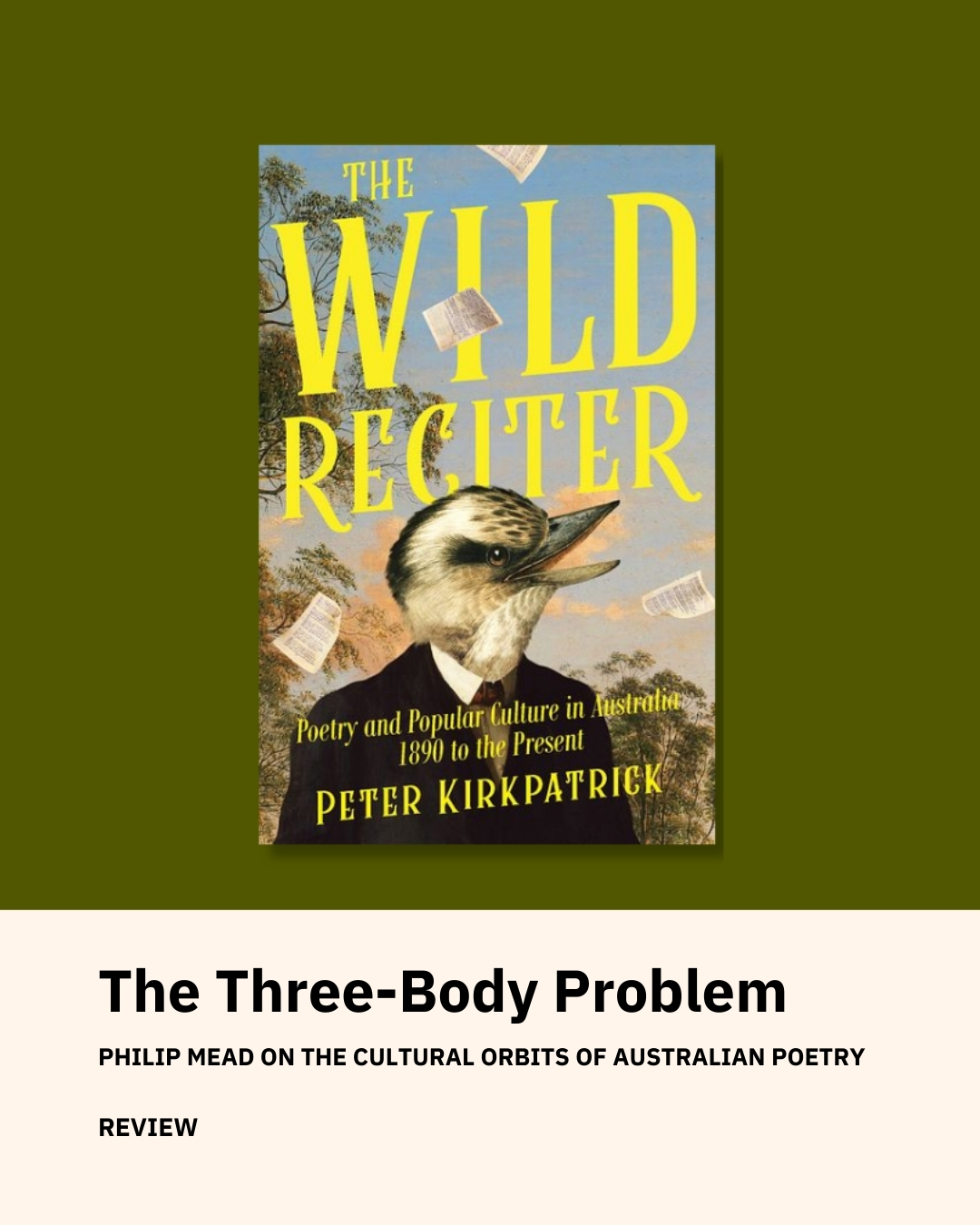 The Three-Body Problem: Philip Mead on the cultural orbits of Australian poetry 