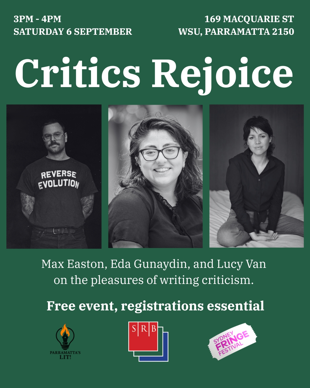 Critics Rejoice Tickets
