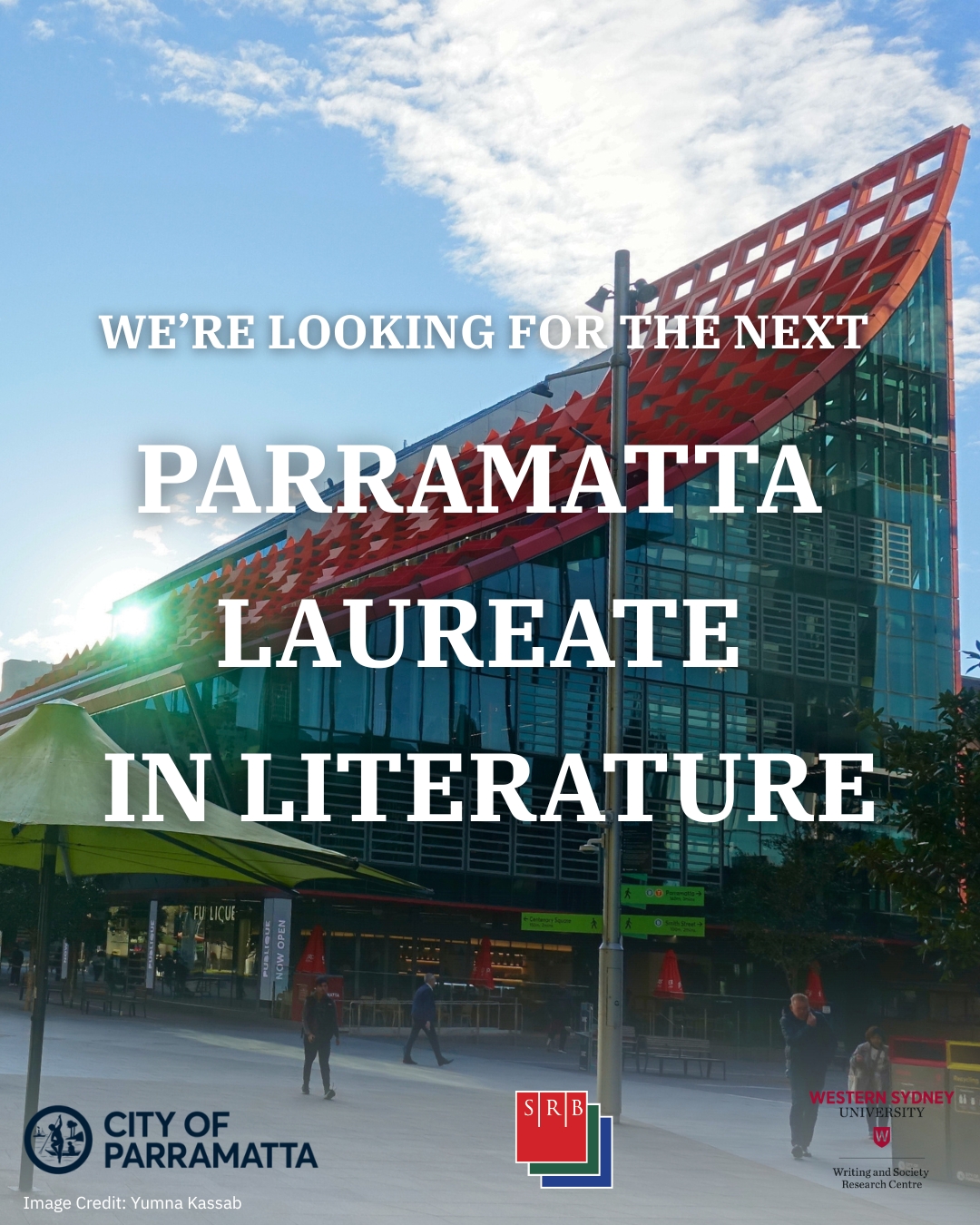 We're looking for the next Parramatta Laureate in Literature