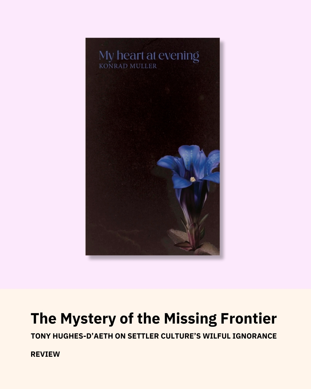 The Mystery of the Missing Frontier: Tony Hughes-d’Aeth on settler culture’s wilful ignorance