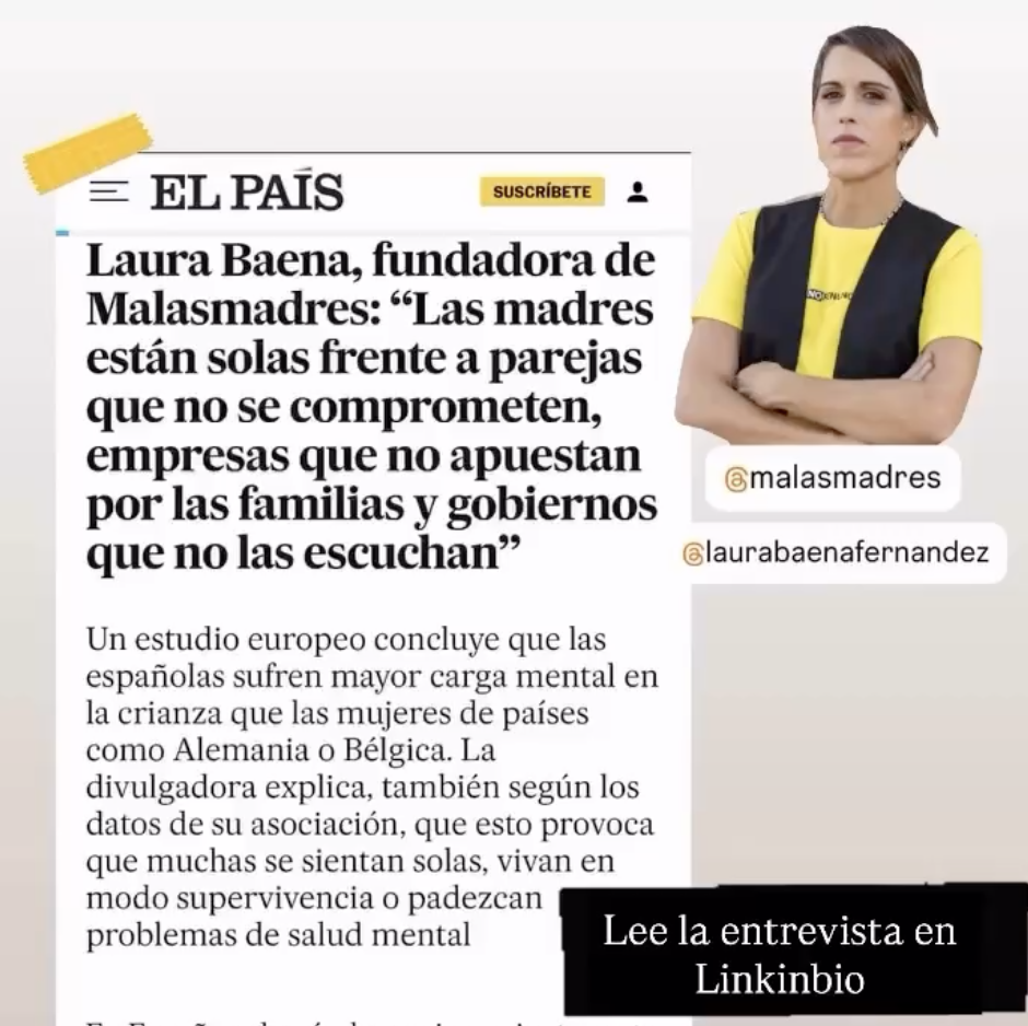 Malas madres mentions Make Mothers Matter Survey in El País