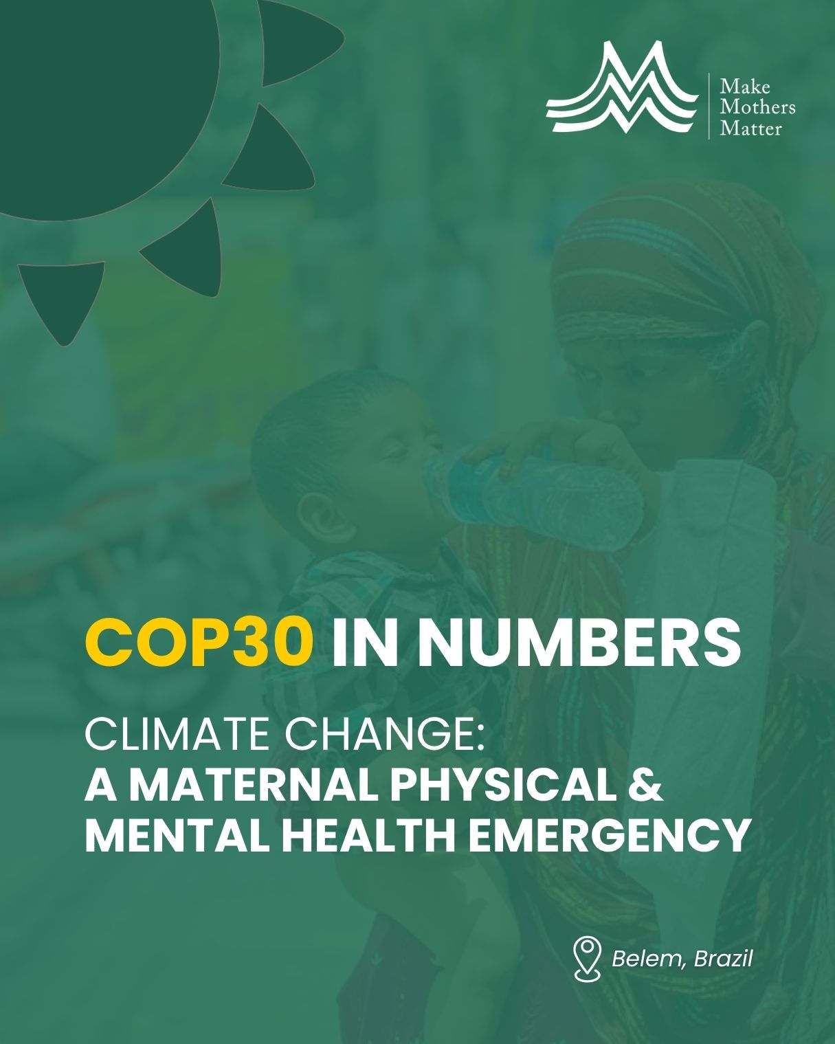 🌍 COP30: Climate Change Is a Maternal Health Emergency  As UN Climate Change #COP30 continues in Belém, Brazil, we cannot ignore a critical truth: climate change is already harming pregnant women, new mothers and babies disproportionately, both physically and mentally.  @mmm.makemothersmatter has collaborated with Saravanan Thangarajan ( @harvardmed Visiting Scientist | @who & @wellcometrust Advisor) on a new policy brief co-authored with our Head of Advocacy at the UN, Valerie Bichelmeier, exposing a long-overlooked crisis.  The publication exposes how heat, pollution, displacement and rising unpaid care are hurting maternal mental & physical health.  It’s time for climate action that protects mothers and newborns.