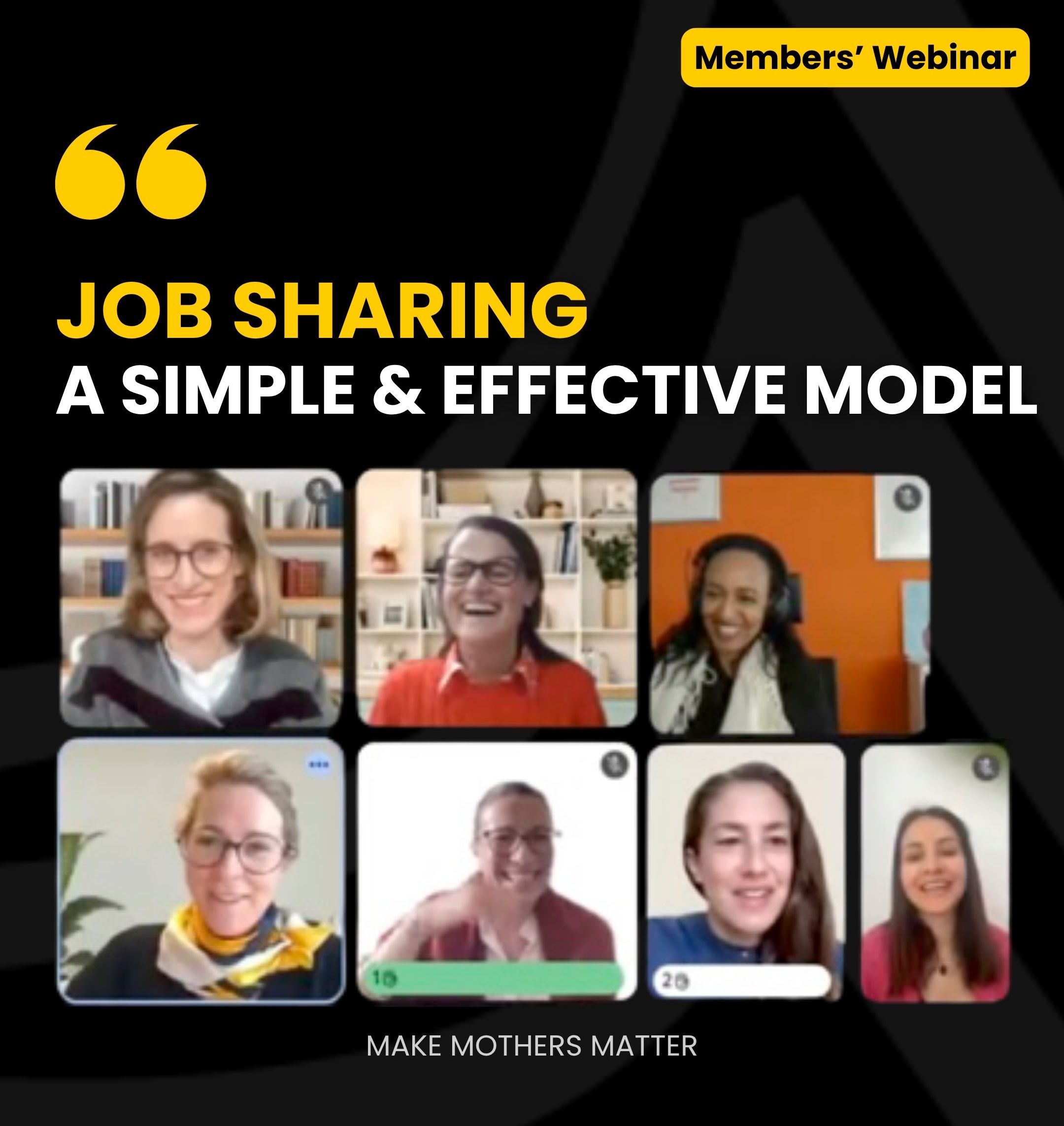 Job-sharing as an innovative solution for working mothers, promoting flexible work, gender equality, and better work-life balance.