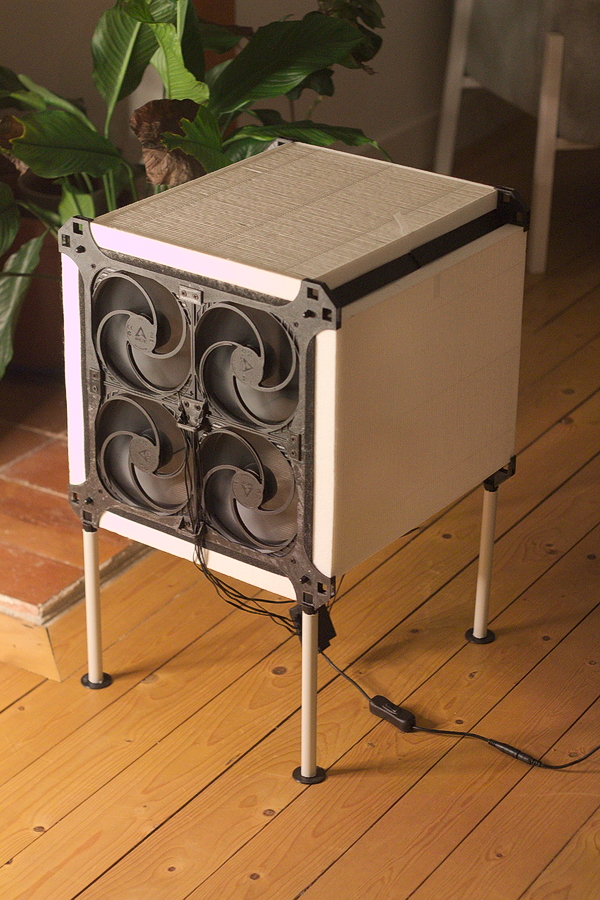 Purificateur d'air DIY de type Panda