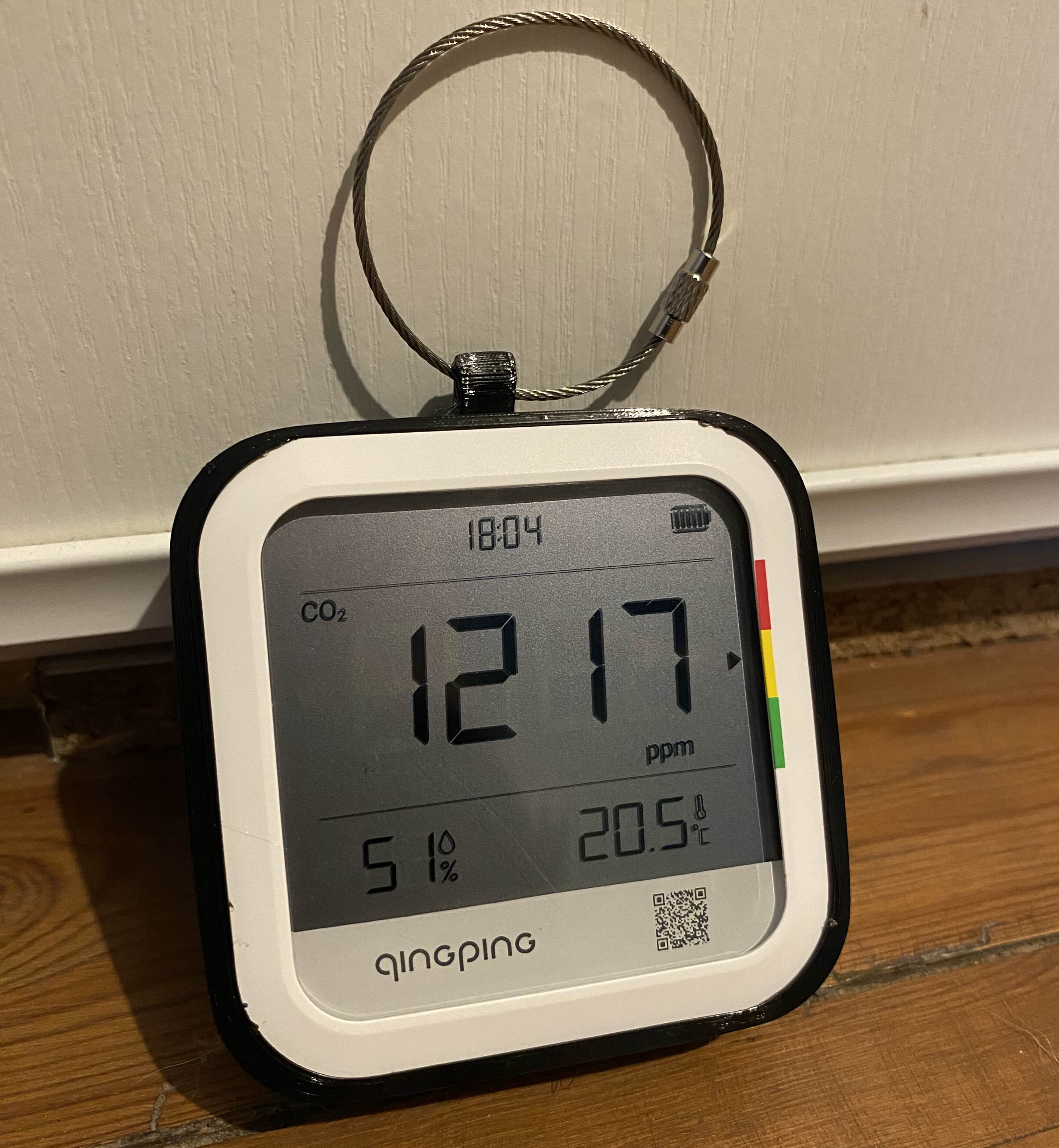 Capteur de CO2 Qingping avec coque noire