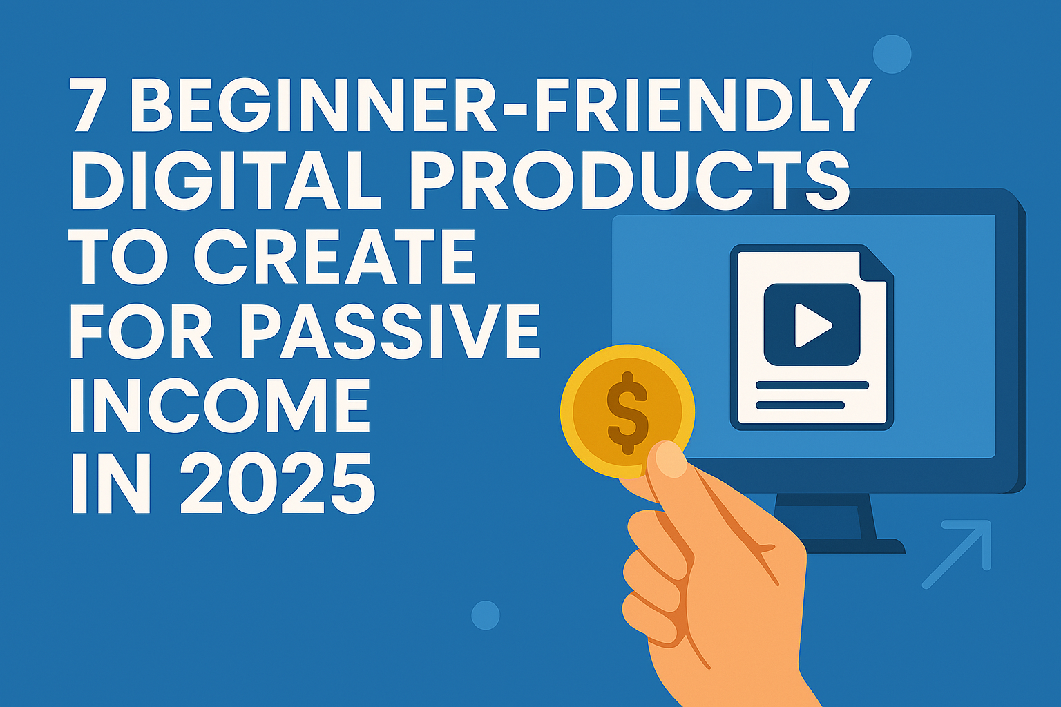 7 Beginner-Friendly Digital Products to Create for Passive Income in 2025