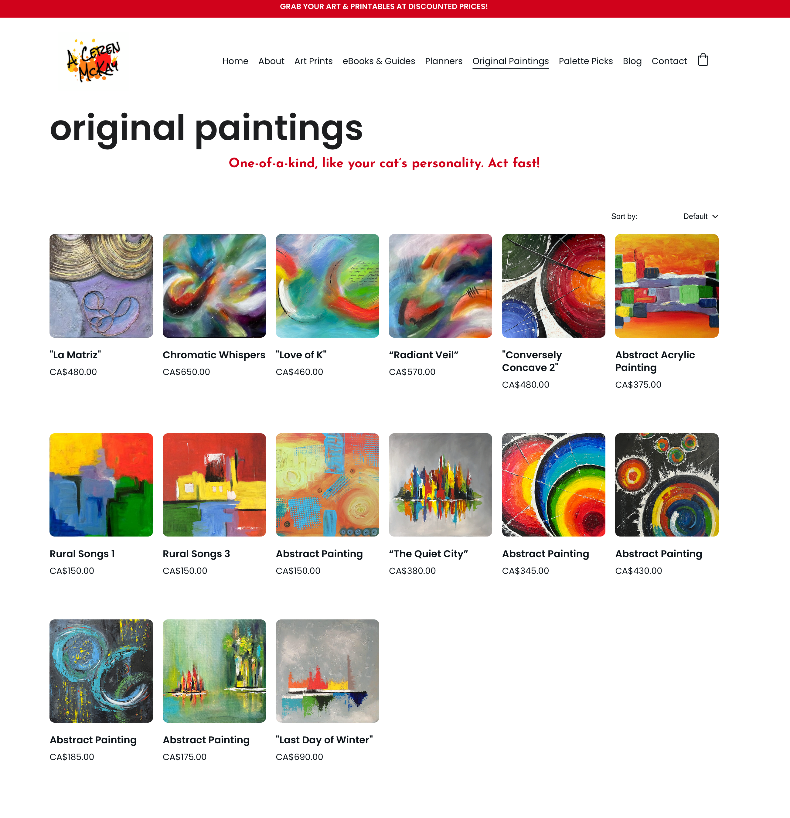 Buy Original Paintings