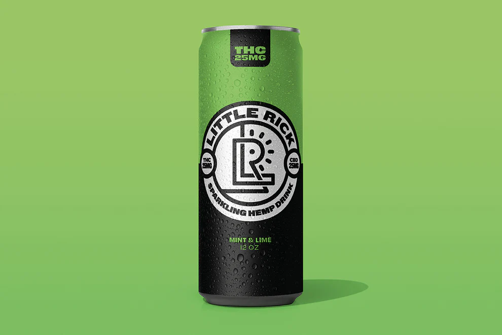 Mint & Lime THC drink 25mg