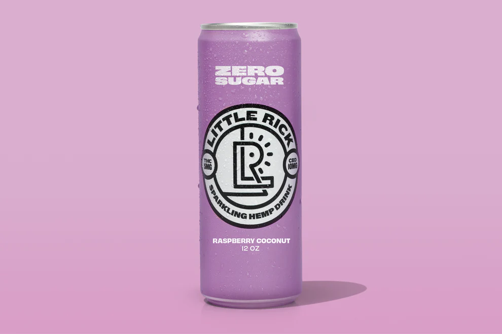 Raspberry Coconut THC drink 5mg Zero Sugar
