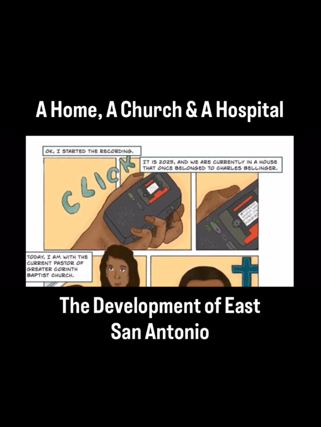 Still from the read along of the graphic novel