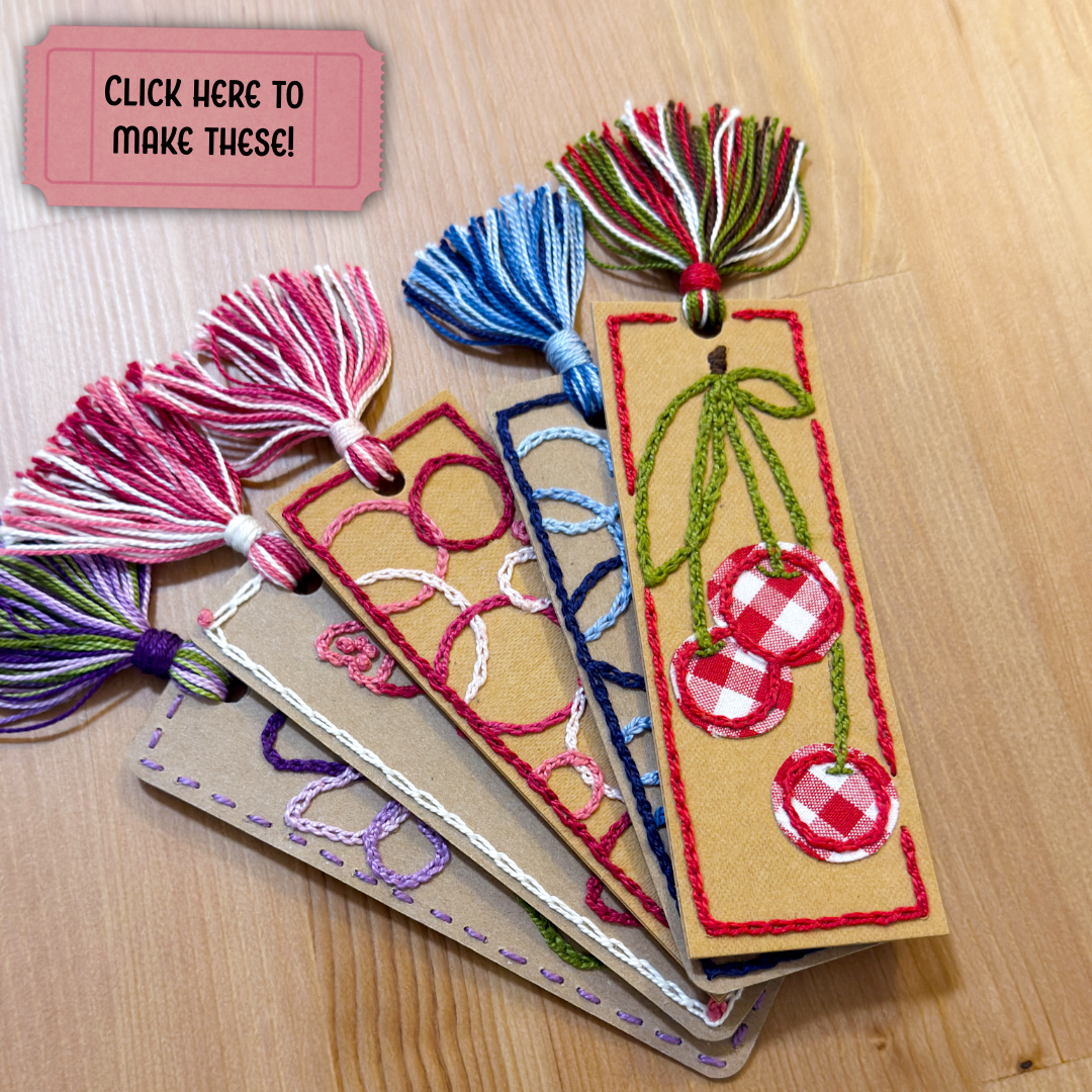 Hand-Stitched Bookmarks